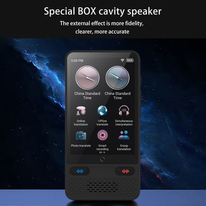 Language Translator Device With 138 Languages Voice Translating Offline Translation Simultaneous Interpretation Support Voice Video Recording Text/ Photo Translate With Unit Conversion And ChatGPT