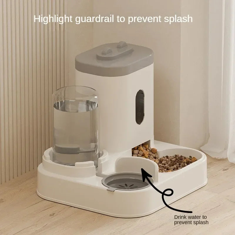 New Automatic Cat Feeding and Water Dispenser Automatic Feeder Water Troughs for Cats Feeding&Watering Supplies Pet Accessories