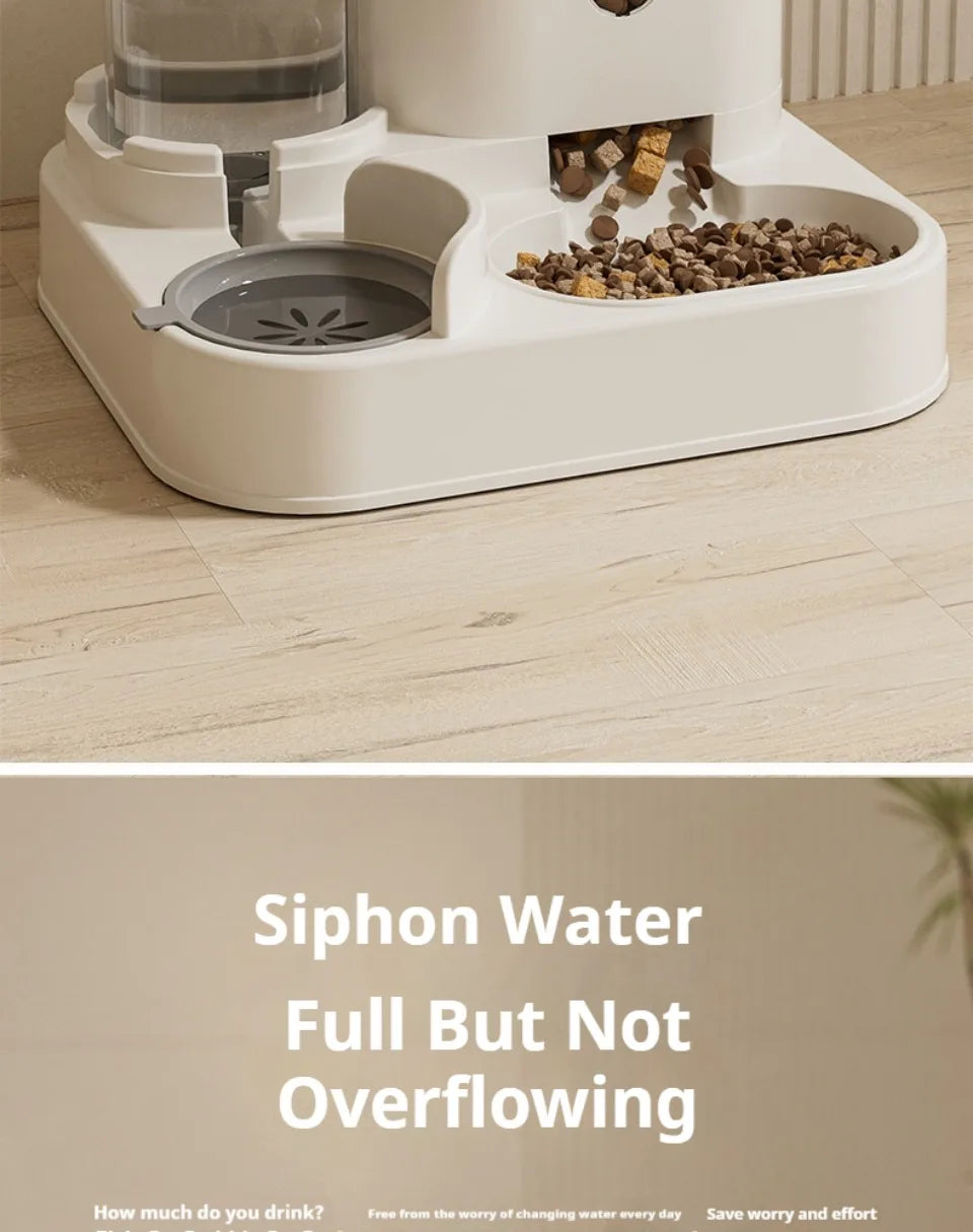 New Automatic Cat Feeding and Water Dispenser Automatic Feeder Water Troughs for Cats Feeding&Watering Supplies Pet Accessories