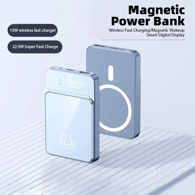 2024 Power Bank 30000 mAh Wireless Magnetic Power Bank Magsafe Super Fast Charging