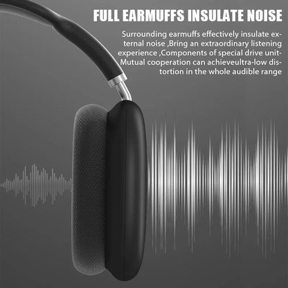 New P9 Wireless Bluetooth Headphones Noise Cancelling with Microphone Pods Over Ear Sports Gaming Headser