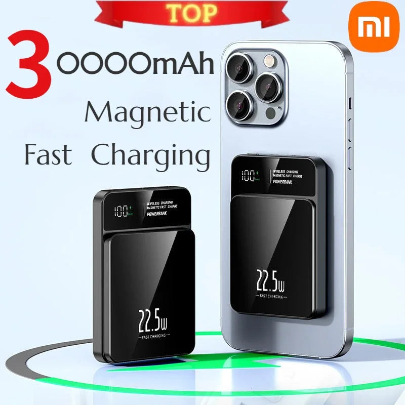 2024 Power Bank 30000 mAh Wireless Magnetic Power Bank Magsafe Super Fast Charging