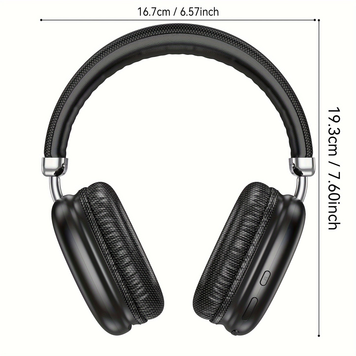 2024 Upgraded Wireless Headphones with Retractable Cable, Push Button Control, and Type-C Earphone Jack - Non-Waterproof, 200mAh Lithium Polymer Battery, Compatible with iOS/Android, Closed-Back Ear Cushions, Condenser Microp